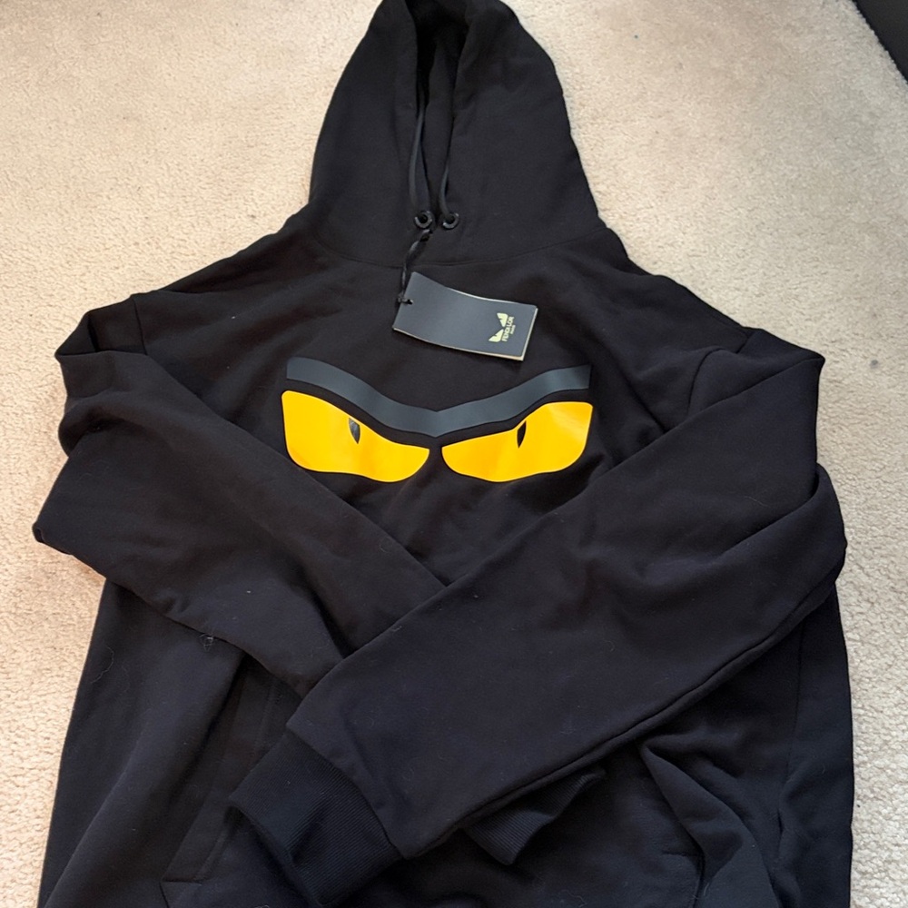 Black Fendi Bugs Monster Hoodie